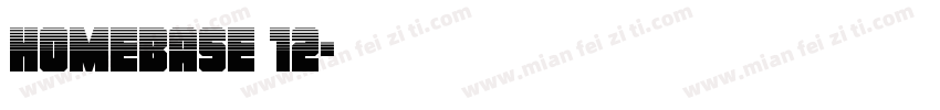 homebase 12字体转换